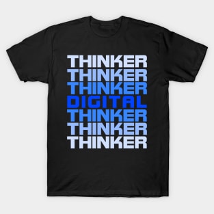 Digital thinker word array T-Shirt